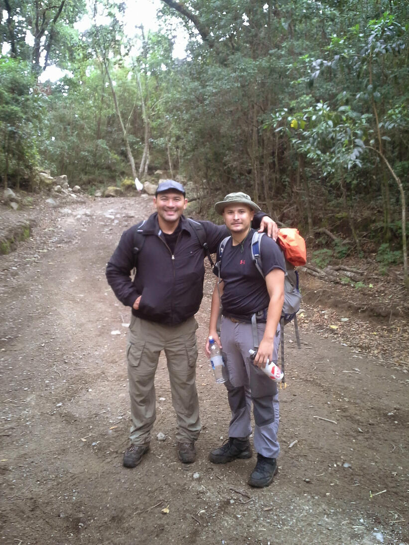 With My friend Rodolfo Caballero