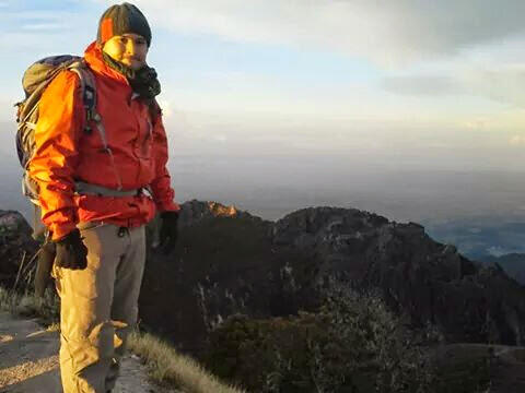 sunrise in the Baru Volcano
