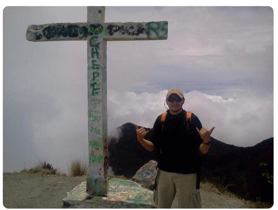 in the summit of the Baru Volcano