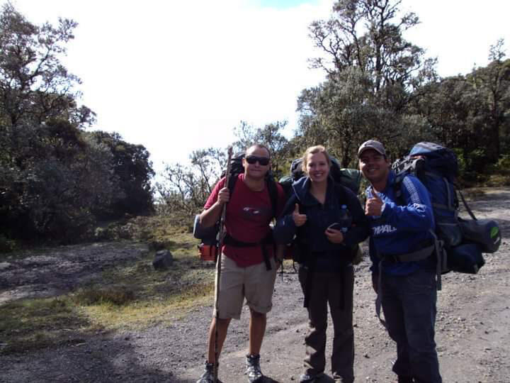 Hiking the Baru Volcano with my Friend Gerardo